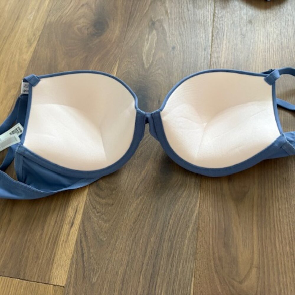 NWT lot of 2 Victorias Secret Pink Wear Everywhere Pushup bras 36C - Picture 7 of 8